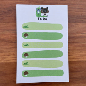 Mushroom To Do Memo Pad