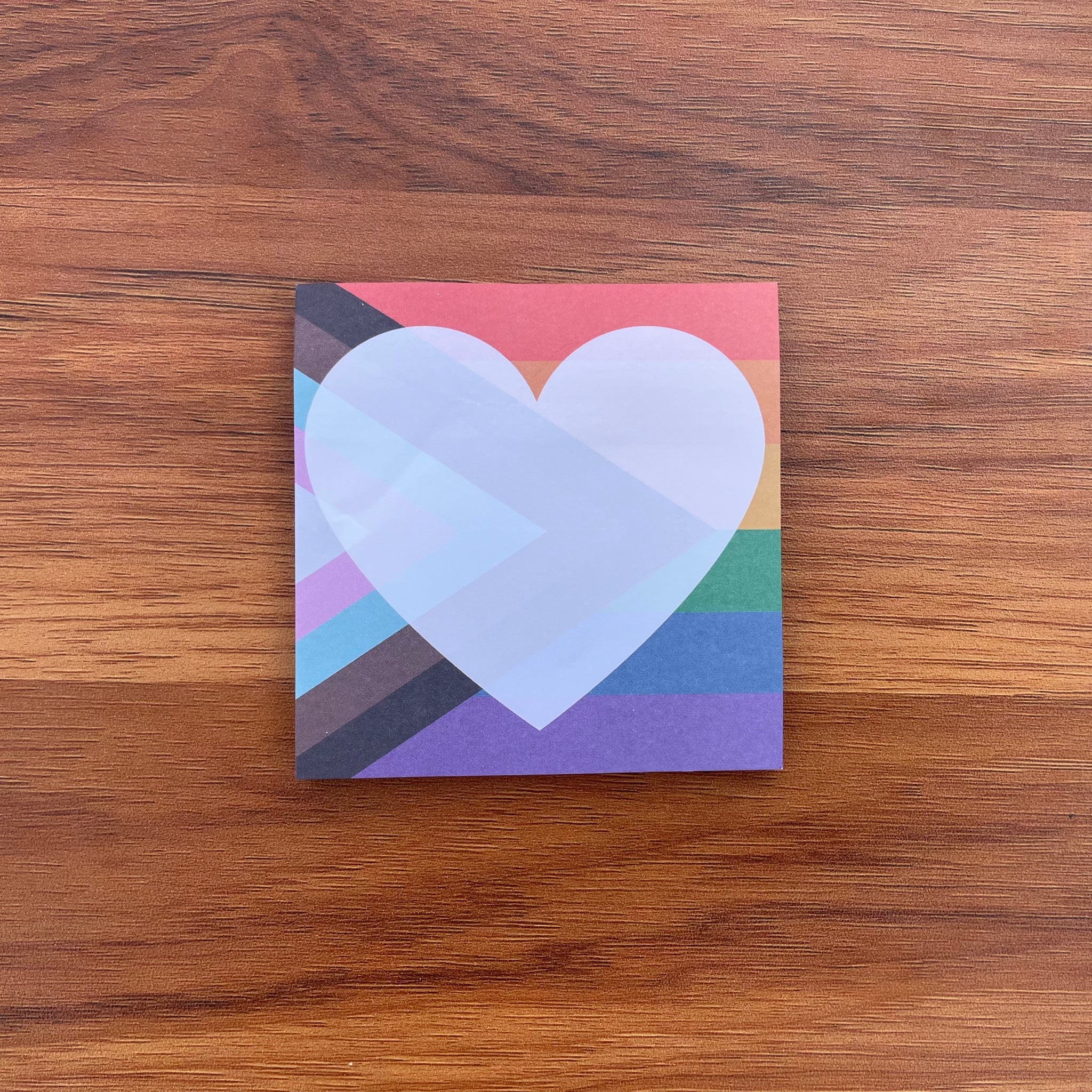 OOPSIE - Progressive Pride Flag Heart Sticky Notes – Noodle and Bean