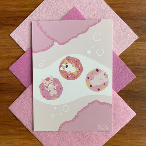 Milky Donut Lazy River Print